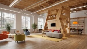 Make use of large spaces – creative office design