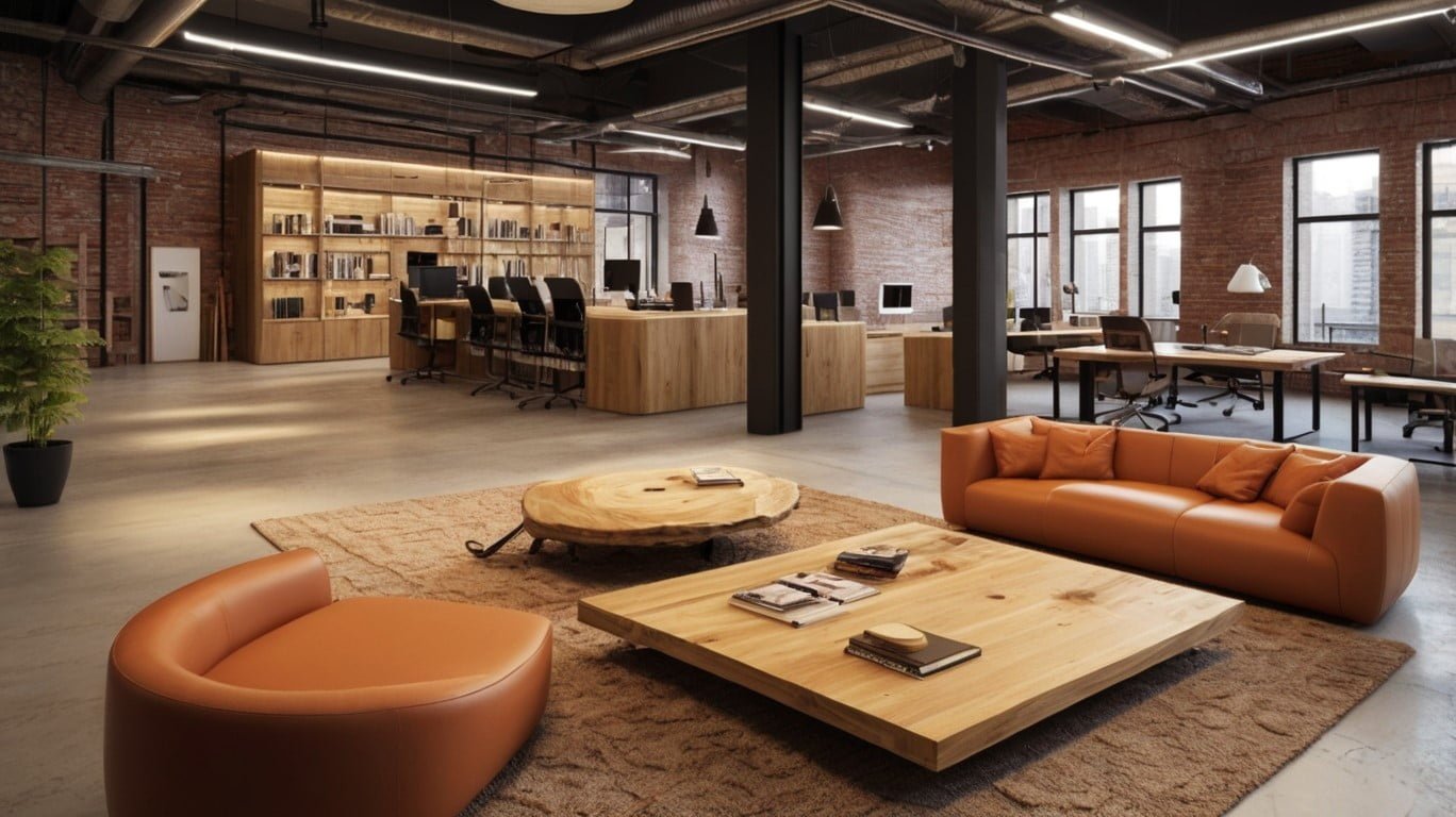 Make use of large spaces – creative office design